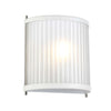 Applique murale Corona blanche, verre
