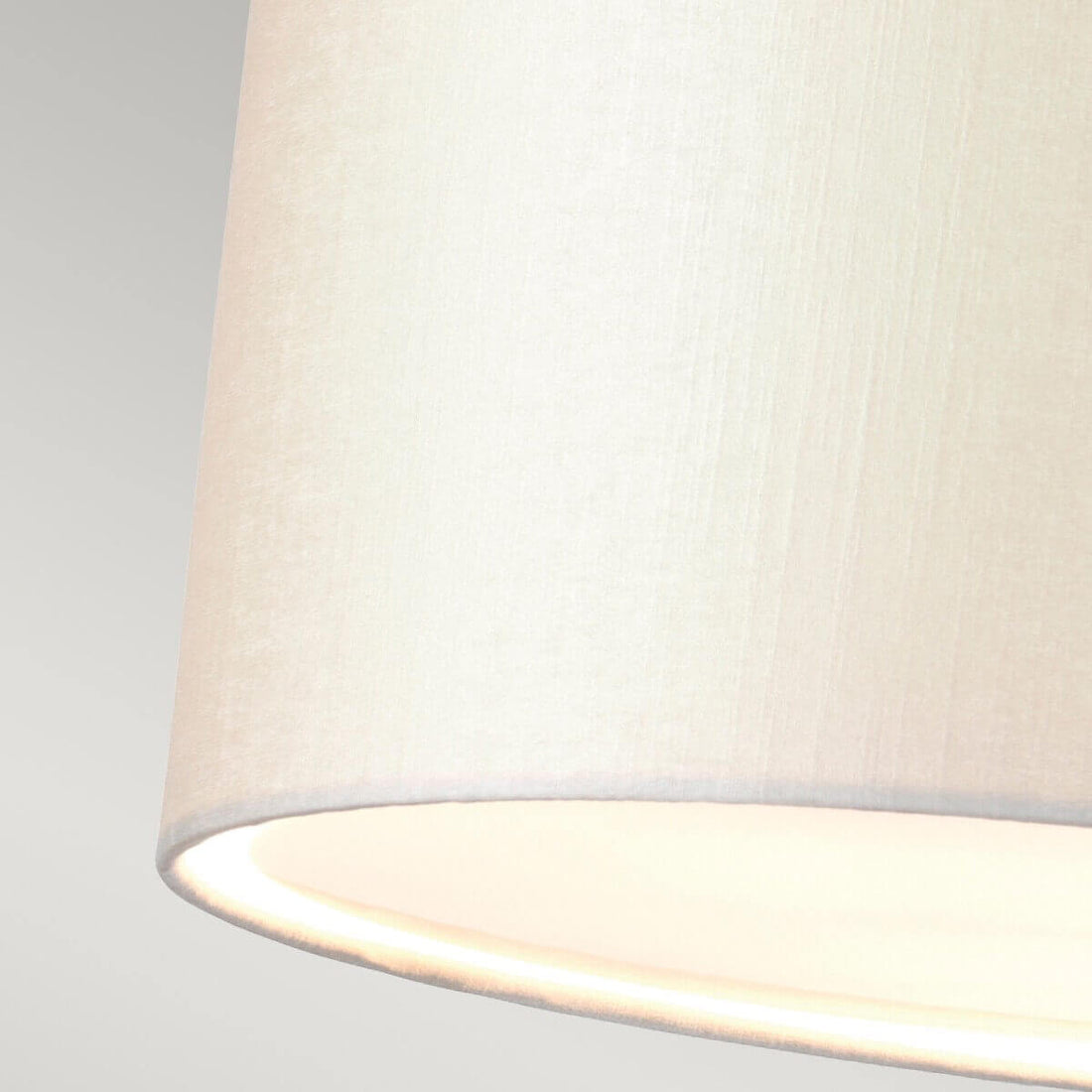 Plafonnier Fletcher 3 lumières chromé et crème, Ø 45,7 cm
