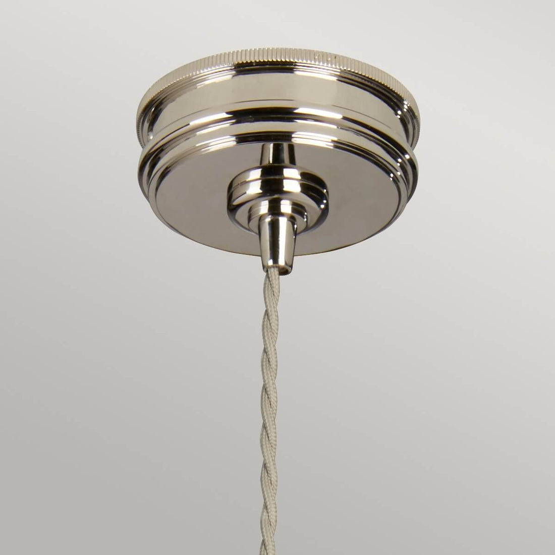 Suspension Douille nickel poli