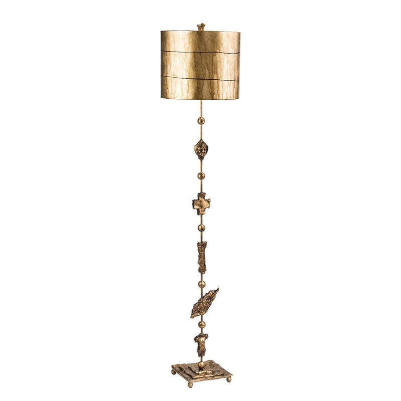 Lampadaire Fragment doré vieilli