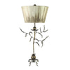 Lampe à poser Kristal dorée et grise