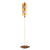 Lampadaire Nettle doré et taupe