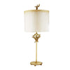 Lampe à poser Trellis argentée