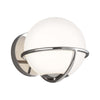 Applique murale Apollo nickel poli, verre