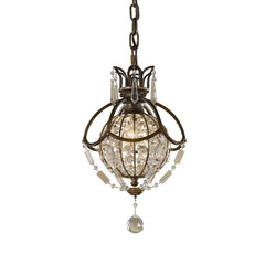 Suspension Bellini bronze, cristal