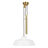 Suspension Candor blanche mat
