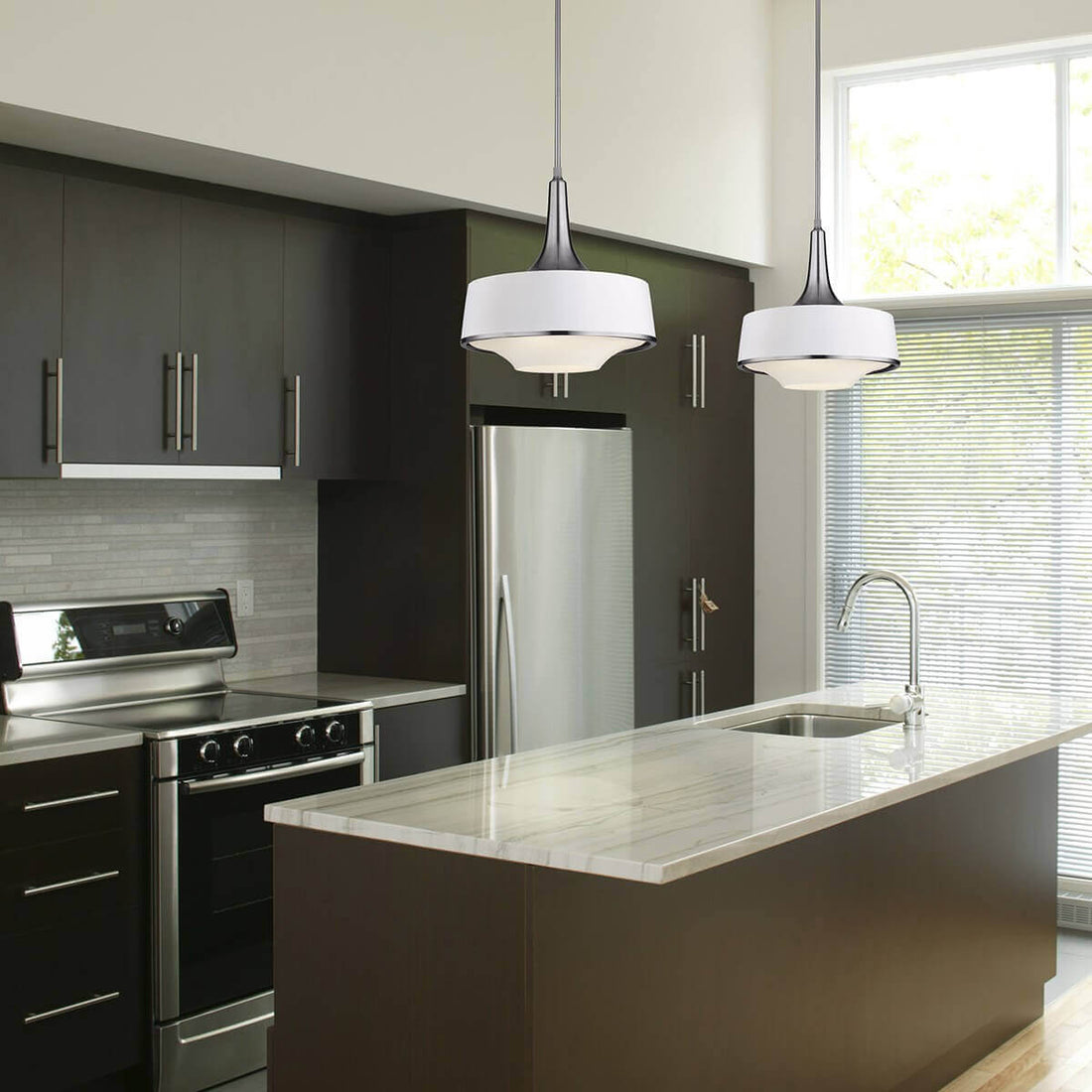 Suspension luminaire | Holloway Blanche