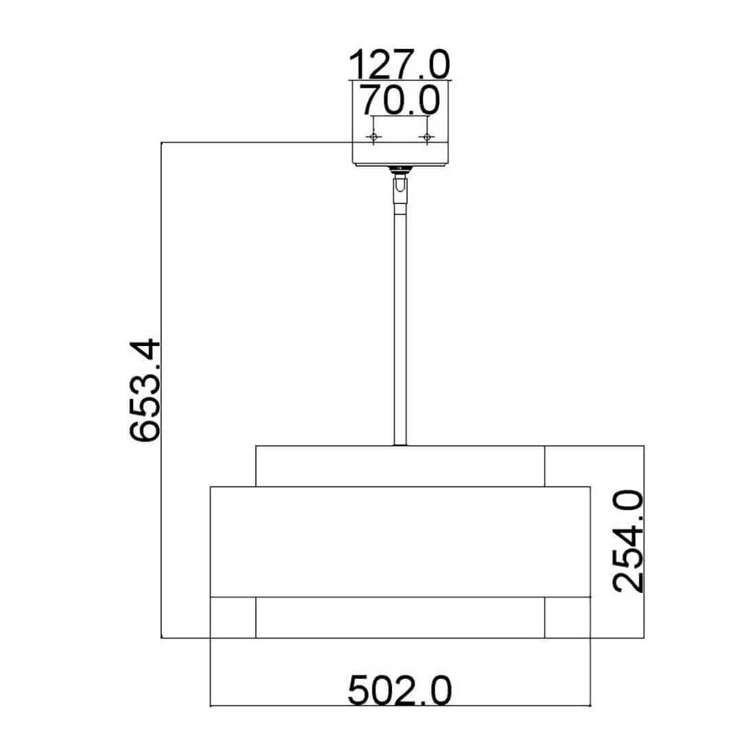 Suspension luminaire | Kenney Argentée