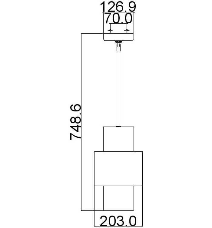 Suspension luminaire | Galleno