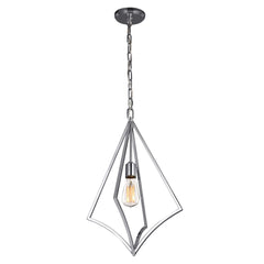 Suspension Nico chromée, H 60,3 cm