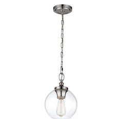Suspension Tabby nickel poli, verre