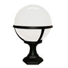 Lampadaire extérieur Glenbeigh noir, H 39 cm
