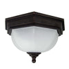 Plafonnier extérieur Fairford 2 lumières bronze
