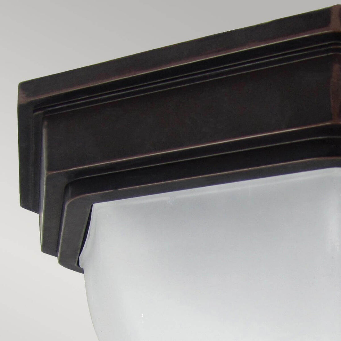 Plafonnier extérieur Fairford 2 lumières bronze