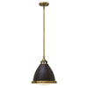 Suspension Amelia bronze, verre
