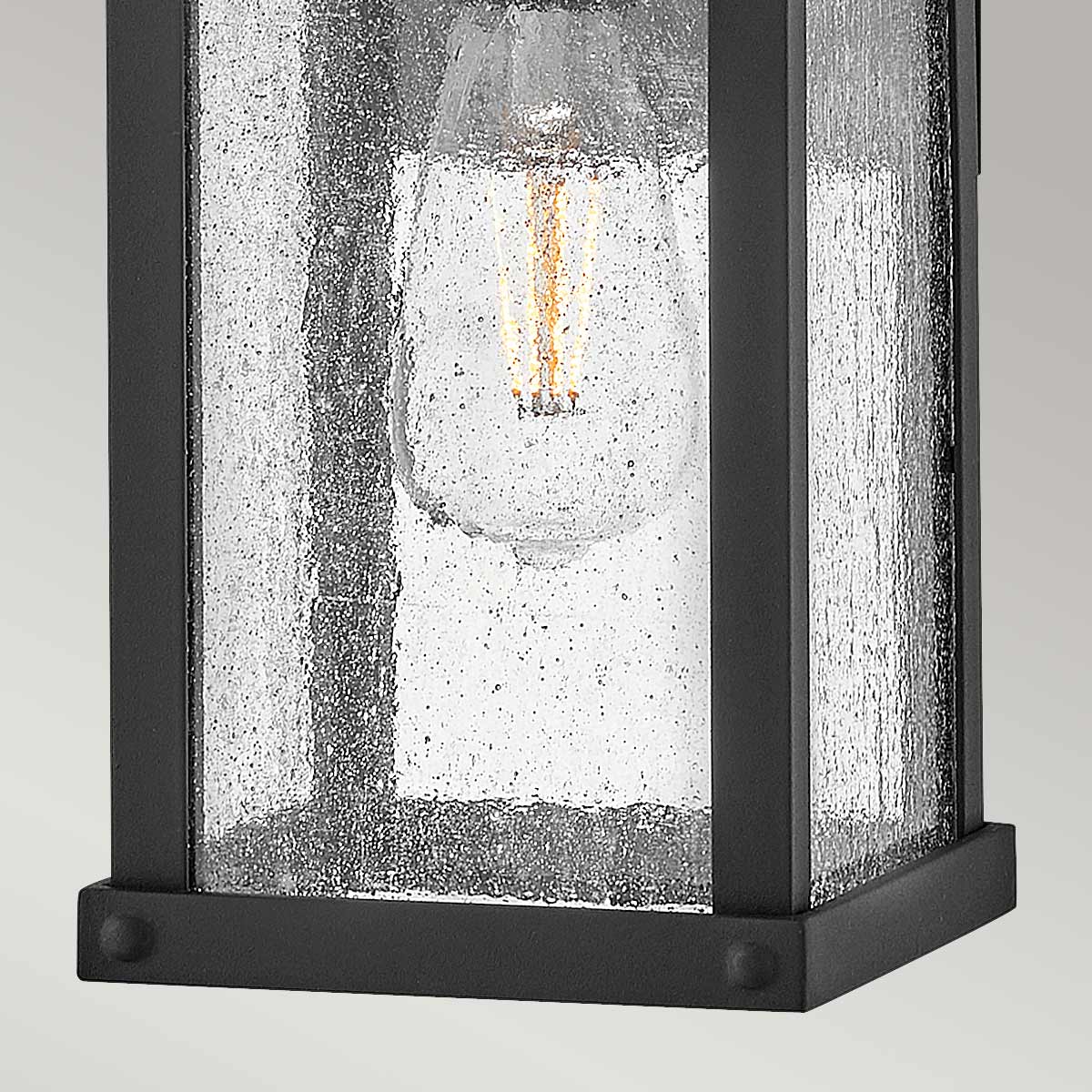 Applique extérieure Beacon Hill noire, verre