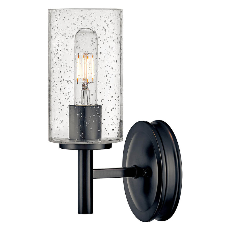 Applique murale Collier noire, verre