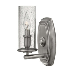 Applique murale Dakota nickel, verre