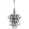 Lustre Fu Lighton 13 lumières bronze