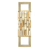 Applique murale Gemma 2 lumières argentée, cristal, H 64,8 cm