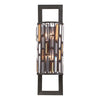 Applique murale Gemma 2 lumières bronze, cristal, H 64,8 cm