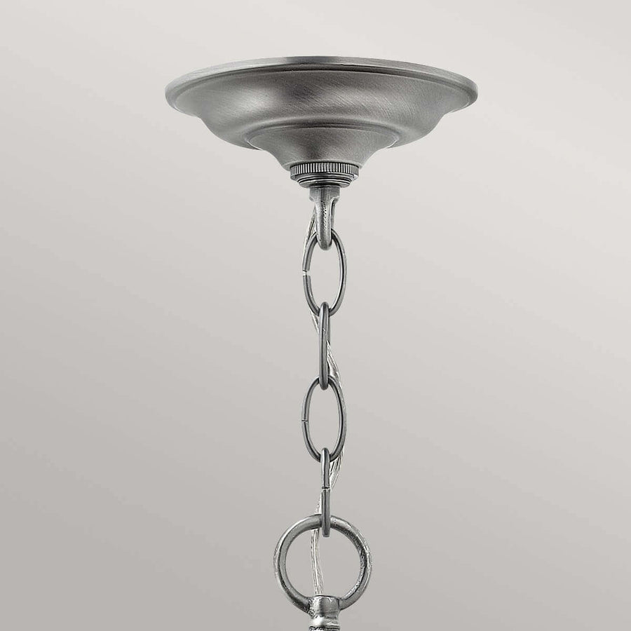 Suspension Gentry 6 lumières, verre