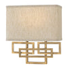 Applique murale Lanza 2 lumières bronze