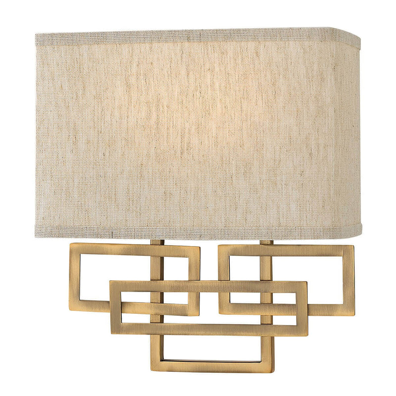 Applique murale Lanza 2 lumières bronze