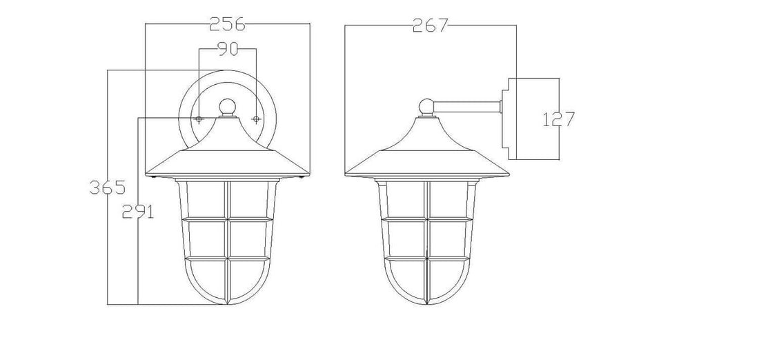 Luminaire extérieur | Marina Argentée