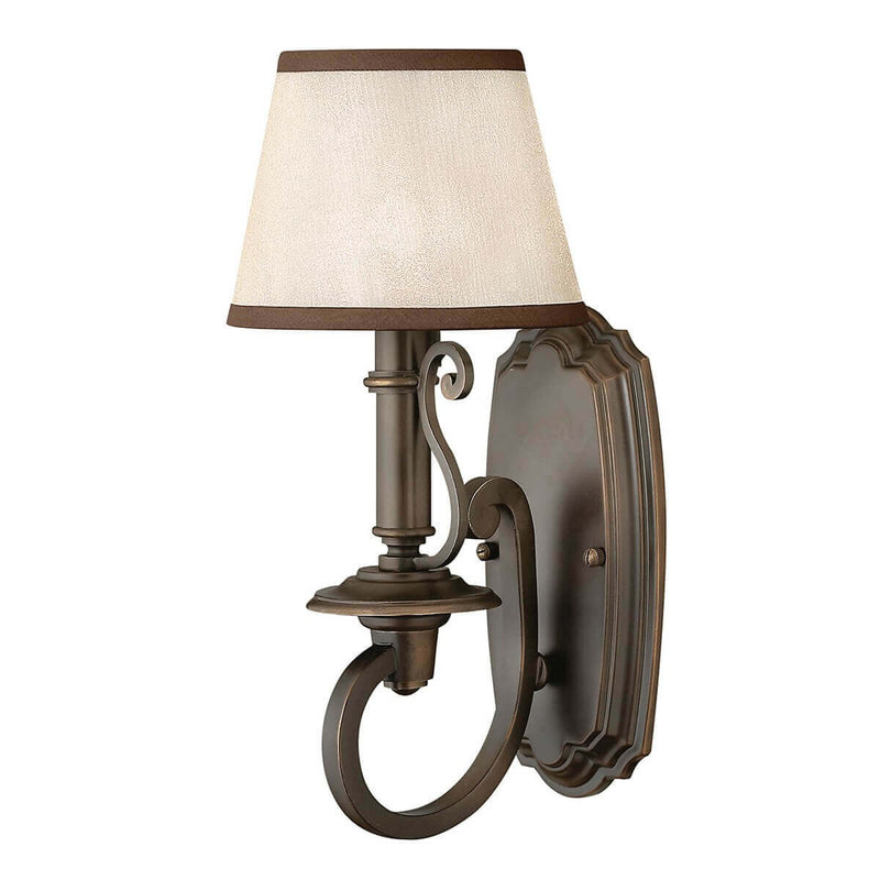 Applique murale Plymouth bronze