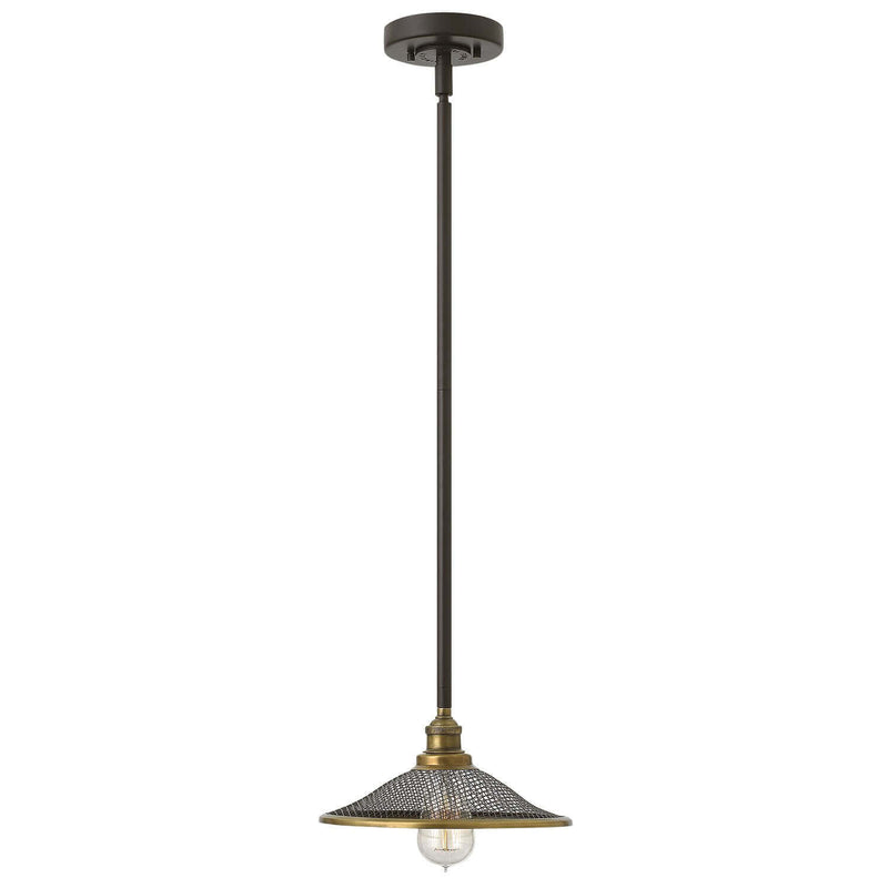 Suspension Rigby bronze, osier