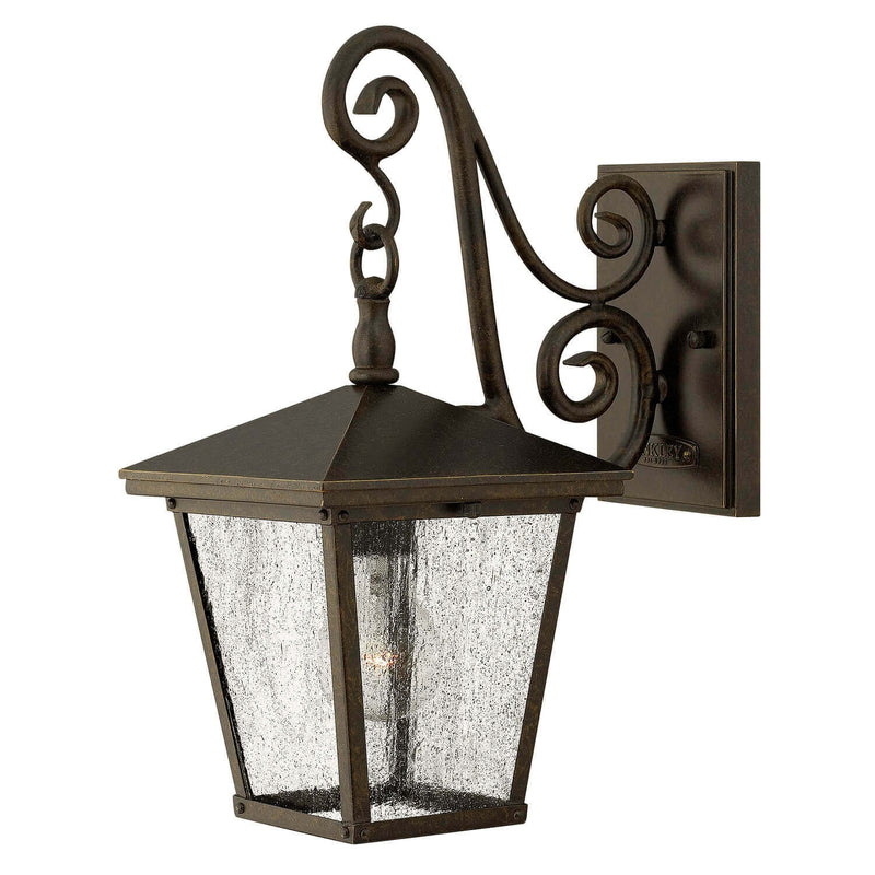 Applique extérieure Trellis bronze, verre