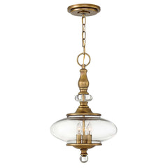 Suspension Wexley 3 lumières laiton