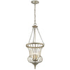 Suspension Calla 3 lumières dorée