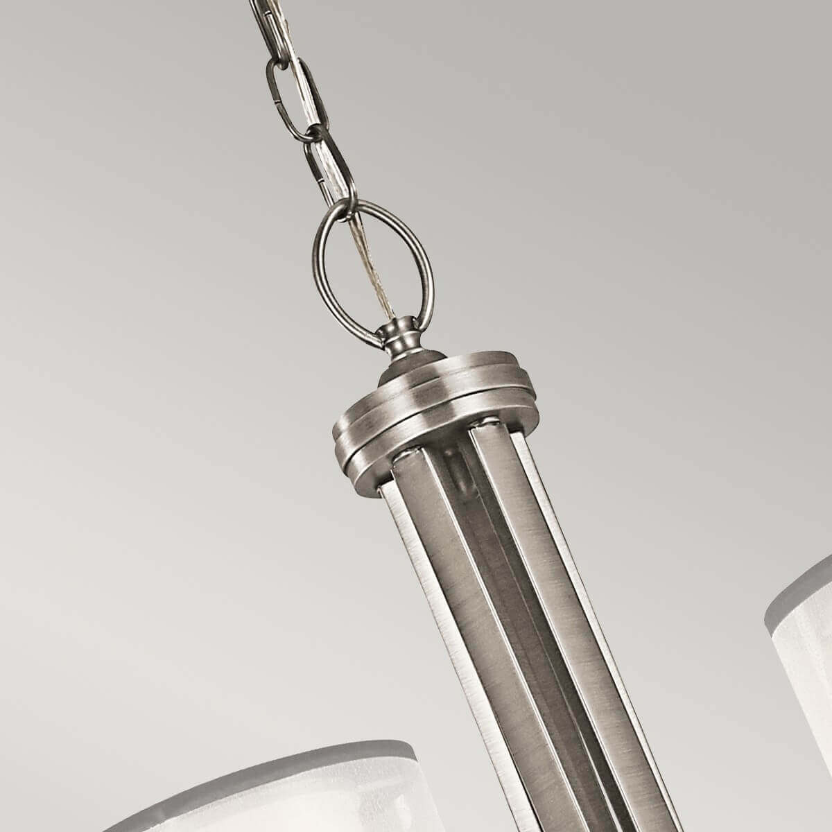 Lustre Lacey 5 lumières blanc, verre