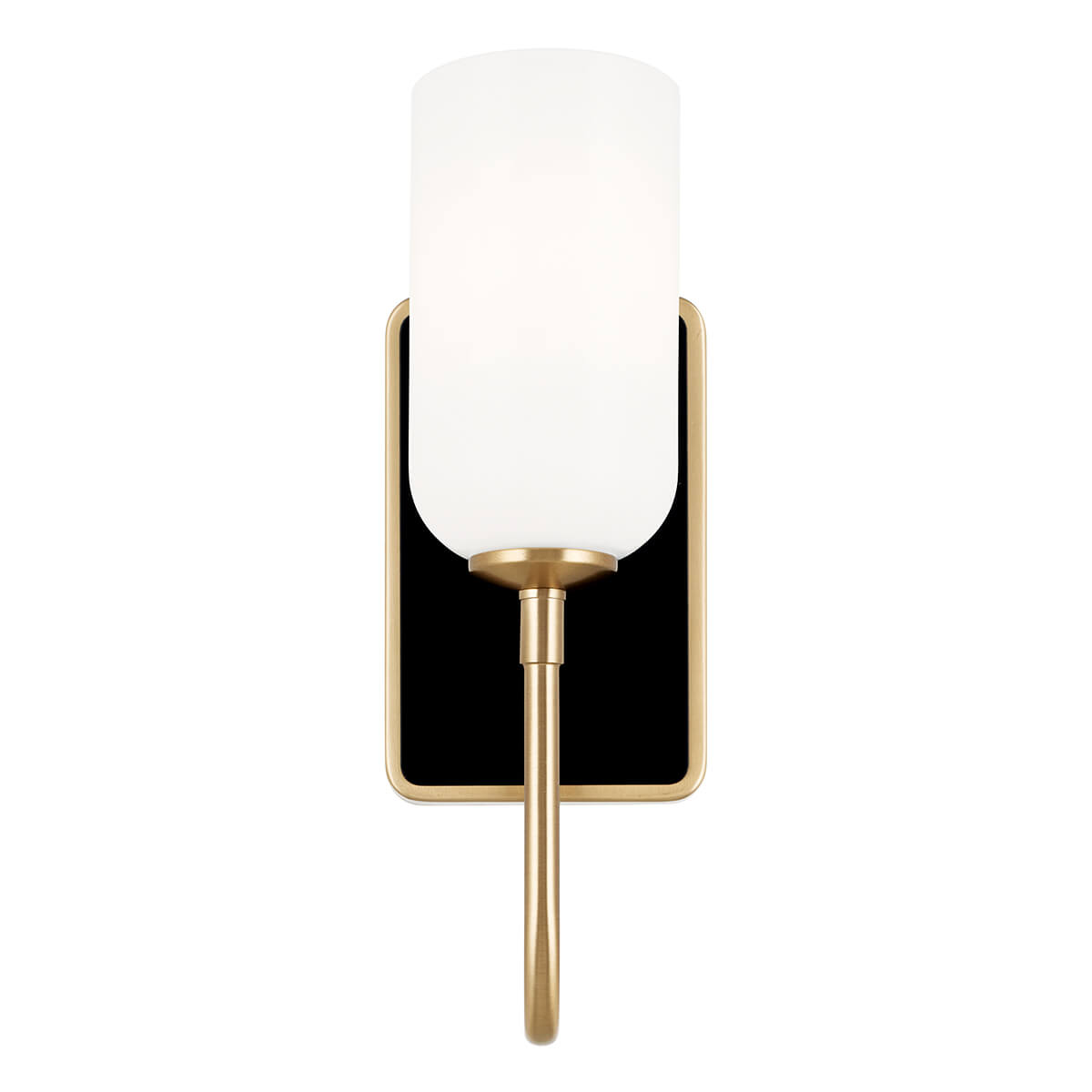 Applique murale Solia bronze et noire, verre