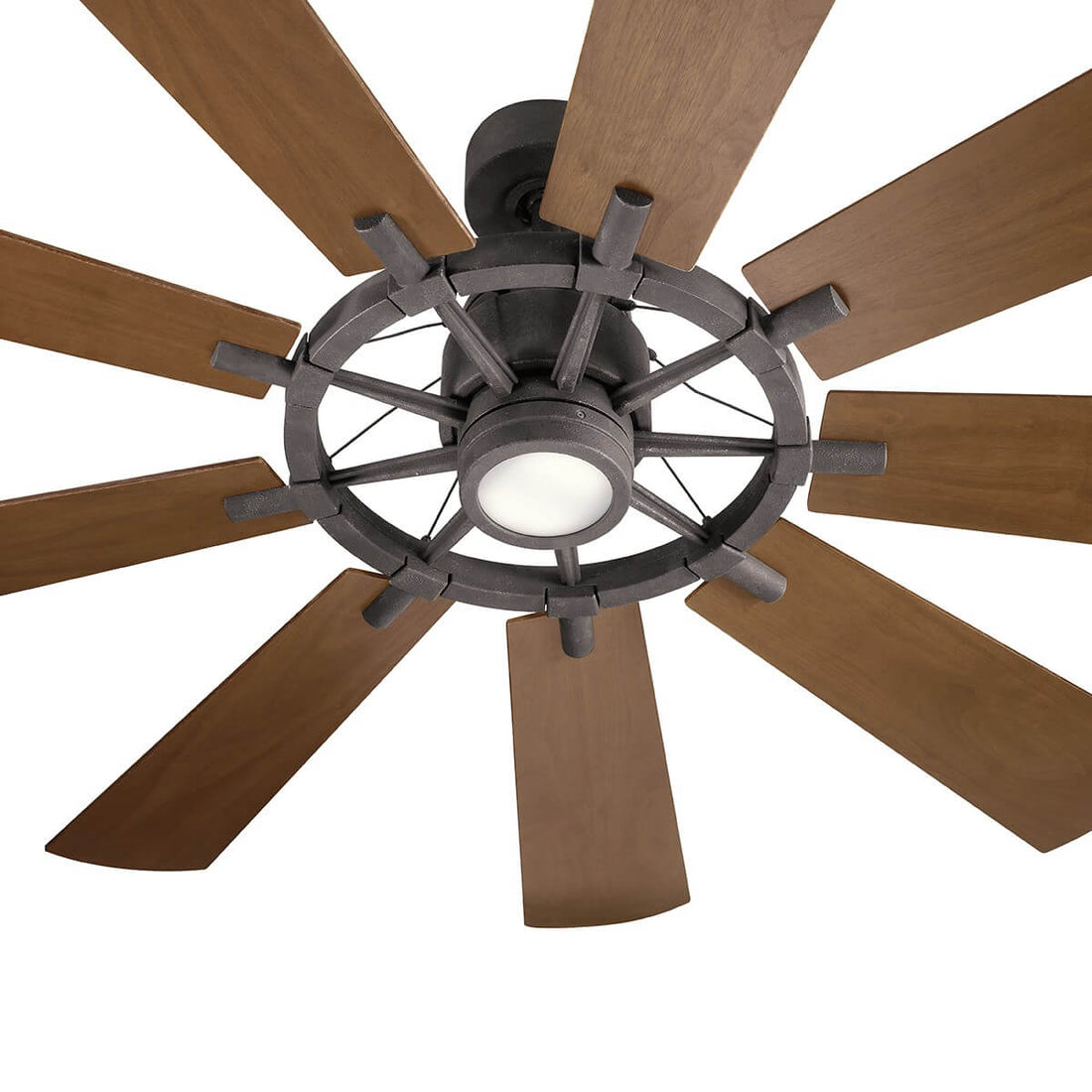 Ventilateur de plafond lumineux Gentry bois
