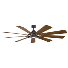 Ventilateur de plafond lumineux Gentry XL bois