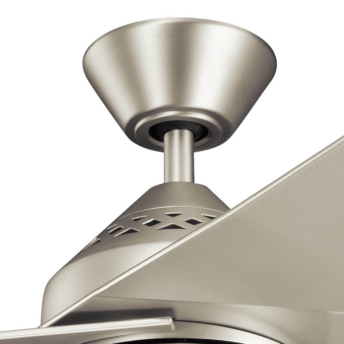 Ventilateur de plafond lumineux Jade argenté