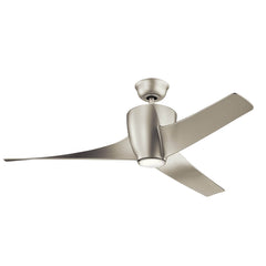 Ventilateur de plafond lumineux Phree nickel