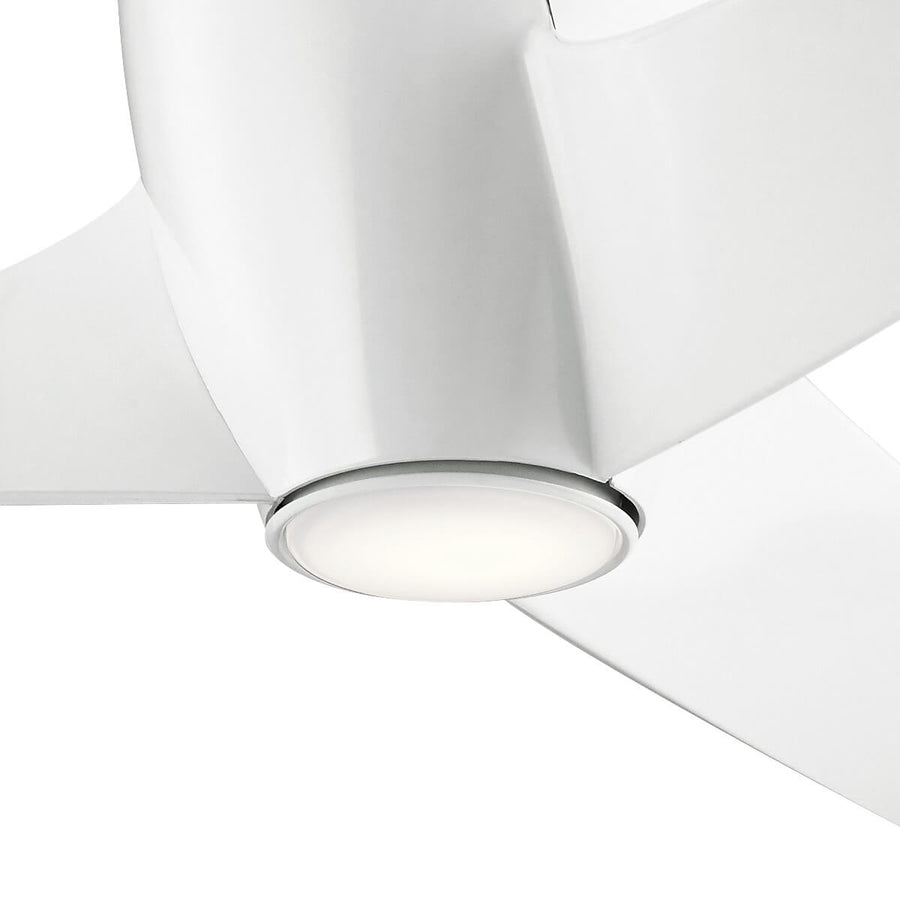 Ventilateur de plafond lumineux Phree blanc