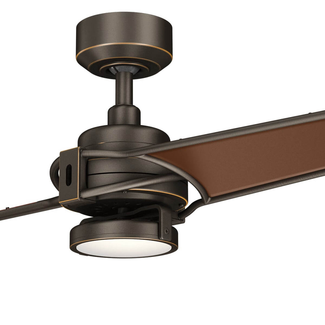 Ventilateur de plafond lumineux Xety bronze
