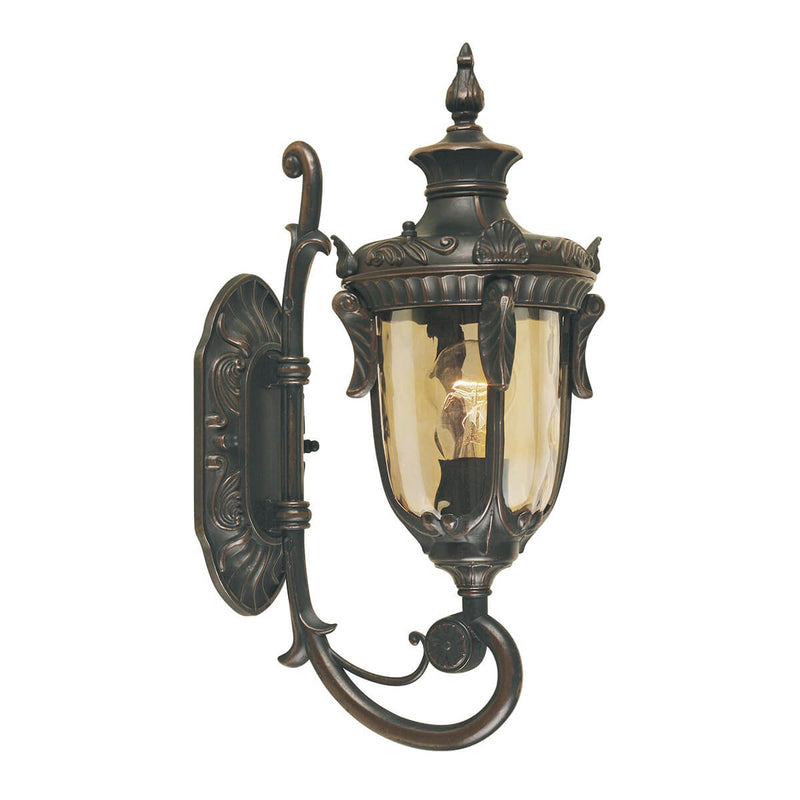 Applique extérieure Philadelphia bronze, verre, H 43 cm (PH1-S-OB)