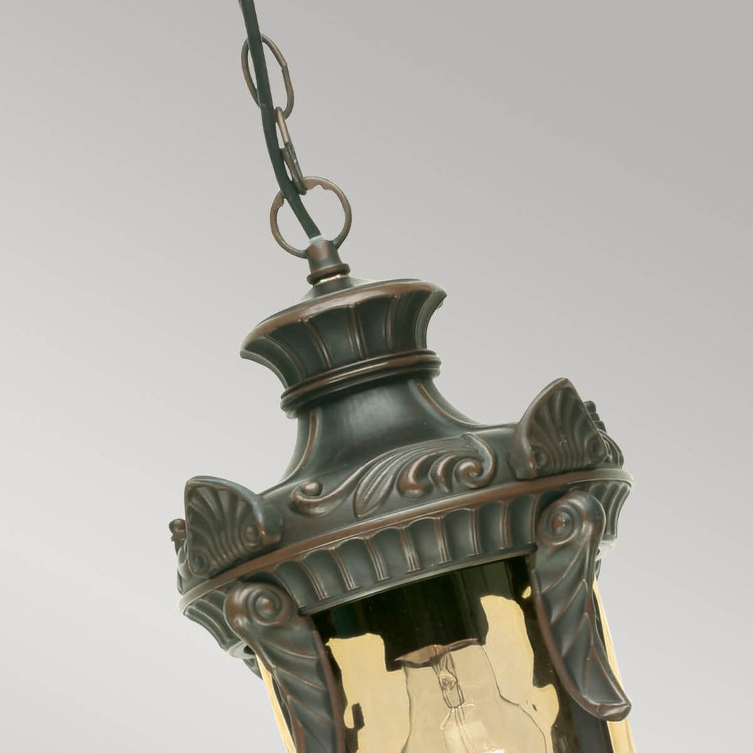 Suspension extérieure Philadelphia bronze, verre