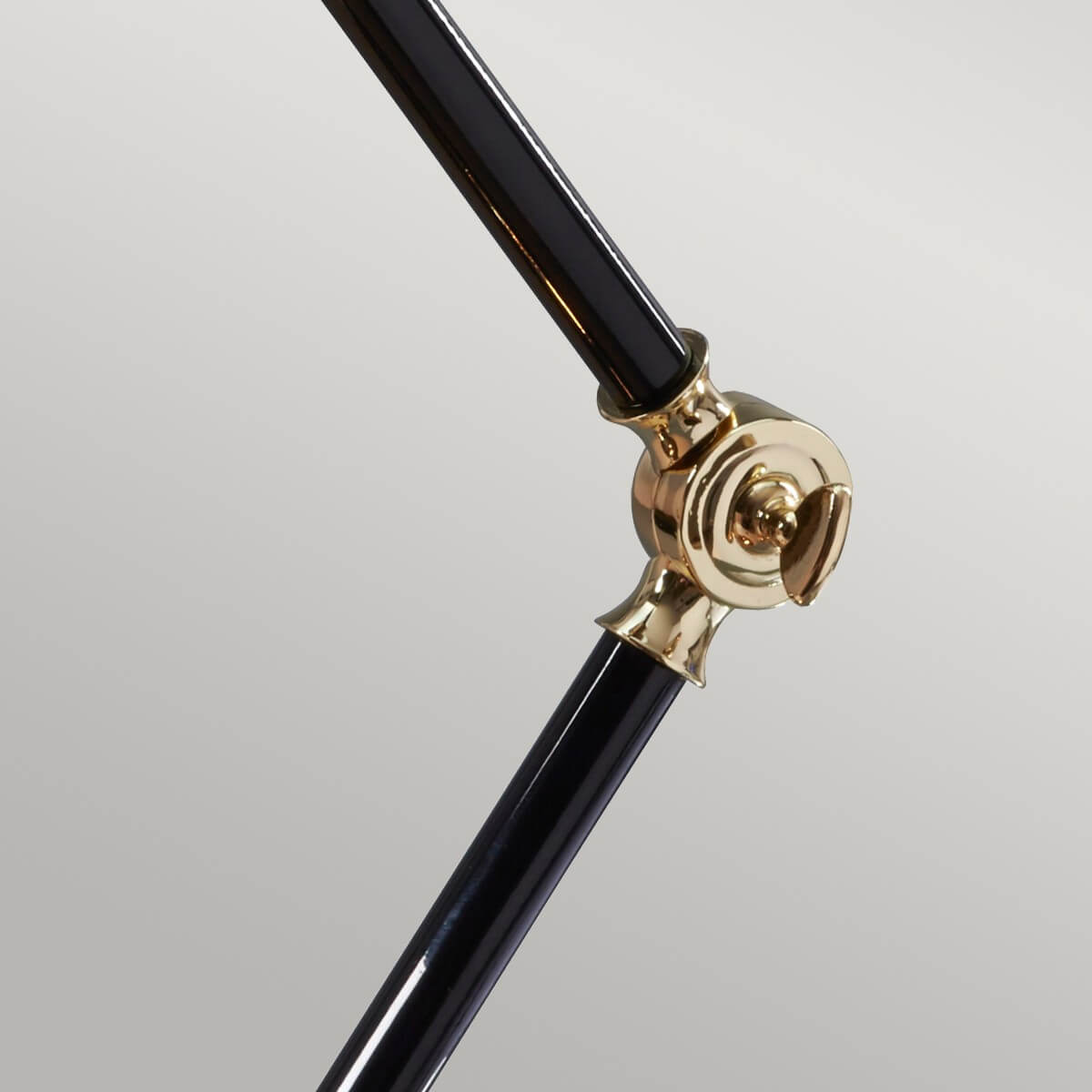 Lampe à poser Provence Element noire et laiton poli