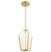 Suspension Calters dorée, H 50,4 cm
