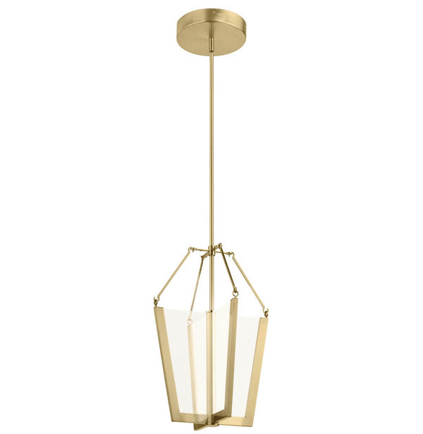 Suspension Calters dorée, H 50,4 cm
