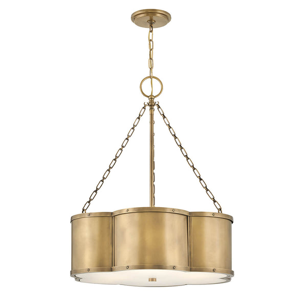 Suspension Chance 3 lumières laiton (QN-CHANCE-3P-HB)