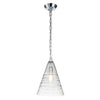 Suspension luminaire | Elmore Chromée