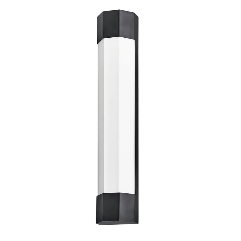 Applique murale Facet noire mat, verre